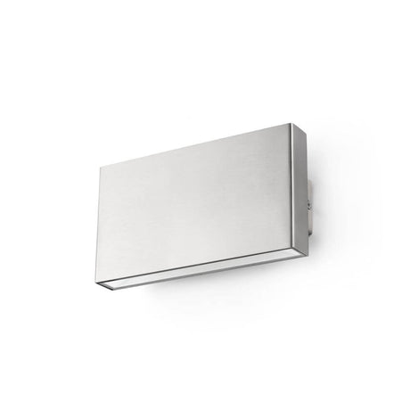 LED Wand-Außenlampe Kaula 3000K IP44 Edelstahl Meerwasserfest mit minimalistischem Design.