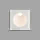 LED Wand-Einbaulampe GALO 3W 3000K IP54 Weiß mit elegantem Design und warmweißem Licht.