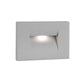 LED Wand-Einbauleuchte HORUS-1 3000K IP65 Grau in modernem grauen Design mit schmaler Lichtöffnung.