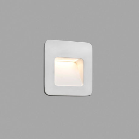 LED Indbygget væglampe NASE-1 3W 3000K IP44 Hvid elegant væglampe i moderne design.