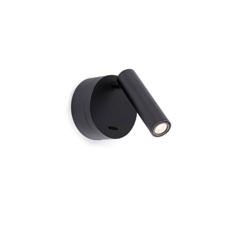 LED Wand-Leselampe BOC 3W 3000K Schwarz – elegante schwarze Wandleuchte für stilvolle Beleuchtung
