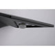 LED Wand-Solarleuchte Yoko mit Sensor IP44 3000K Anthrazit von unten, Sensor und LED-Leuchten sichtbar.