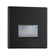 LED Wandeinbauleuchte Edge Quadro in Schwarz-Matt für dekorative Lichteffekte und Sicherheit.