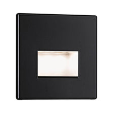 LED Wandeinbauleuchte Edge Quadro Eckig Schwarz-Matt für attraktive Lichteffekte und erhöhte Sicherheit.