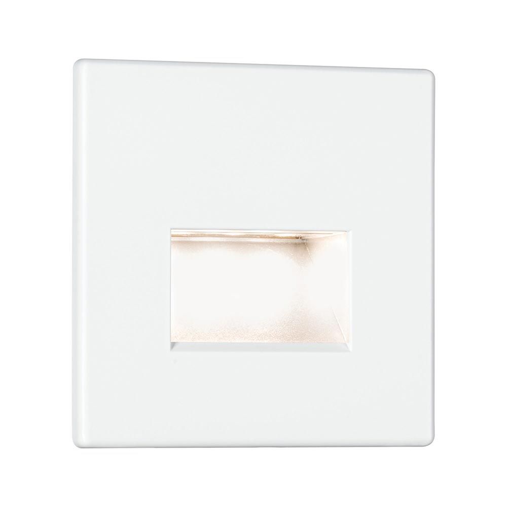 LED Wandeinbauleuchte Edge Quadro Weiß-Matt
