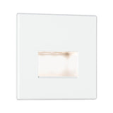 LED Wandeinbauleuchte Edge Quadro Weiß-Matt