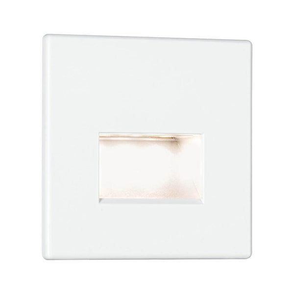 LED wall recessed light Edge Quadro White-Matt in a white, matte finish for wall mounting.
