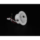 LED-Wandeinbaustrahler Steps Modul für 68mm Dose, rundes Design mit flexibler Aluminium-Abdeckung.