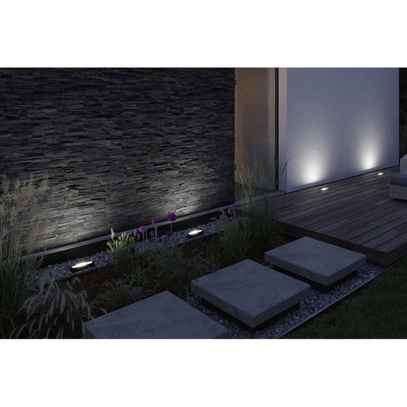 Arruela de parede de encastrar LED Ito metal antracite IP67