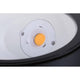 LED Einbau-Wandfluter Ocos IP67 Anthrazit Metall Innenansicht des Lichtmoduls mit warmweißer LED.