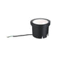 LED Einbau-Wandfluter Ocos IP67 Anthrazit Metall mit Kabel und runder Blende, ideal für Außenbereiche
