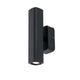 LED Wandlampe LISE 12W 2700K Schwarz in modernem Design, ideal für stilvolle Wohnräume.