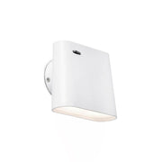 LED-vegglampe AUREA 6W 2700K hvit, moderne veggbelysning i elegant hvitt, ideell for stemningsfulle lysakenter.