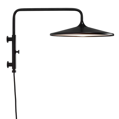 LED Applique murale Balance au design moderne et à la finition noire, idéale pour des intérieurs élégants.