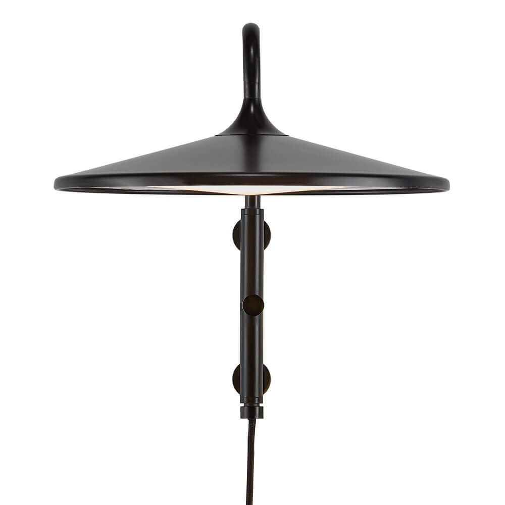 LED Wandleuchte Balance mit modernem Design und elegantem, schwarzem Finish
