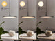 LED Wandleuchte Balance in verschiedenen Helligkeitseinstellungen mit Schaltoptionen.