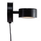 LED Wandleuchte Clyde in modernem skandinavischem Design, schwarze Wandlampe mit Moodmaker-Funktion.