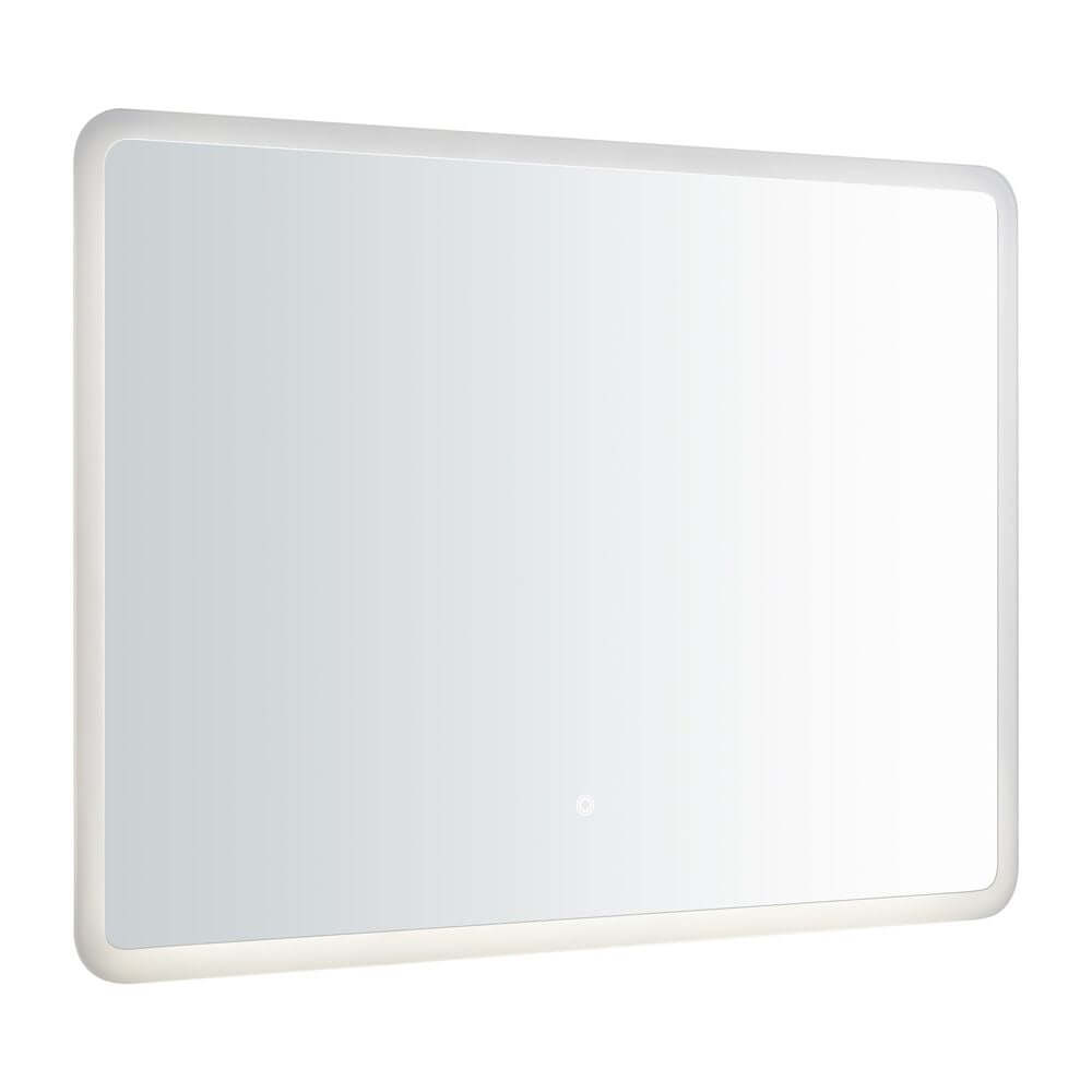 LED Wandleuchte Dovina 60x80 IP44, eleganter Badezimmerspiegel mit schönem Licht für Schminken.