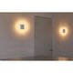 LED Wandleuchte ELSA 5,5W 2700K Weiß an Wänden in modernem Interieur