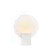 LED Wandleuchte Hester IP44 mit gehärtetem, geschliffenem Mattglas und modernem Design.
