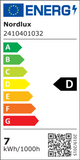 LED Spiegelleuchte Wandleuchte 40cm IP44 Badezimmer weiß Kunststoff modern Frontansicht