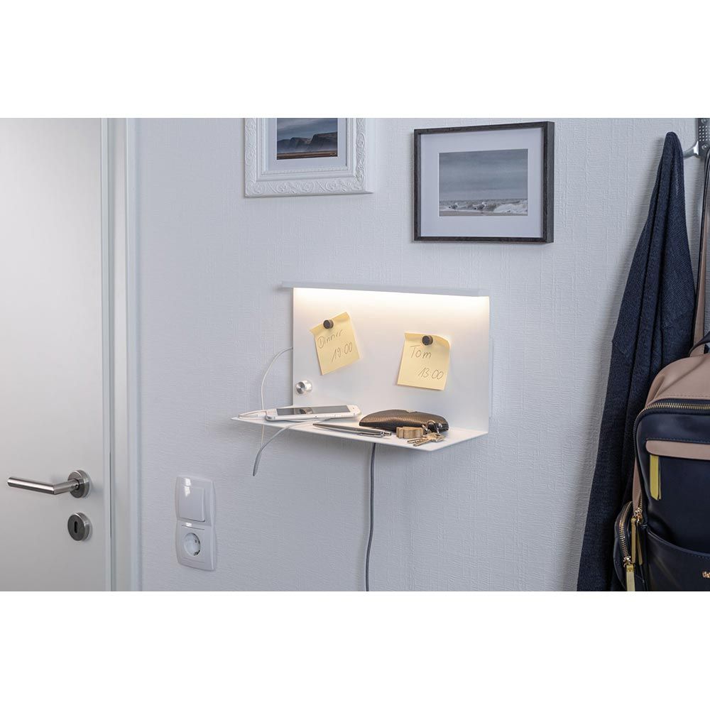 LED Wall Lamp Jarina USB vit dimbar