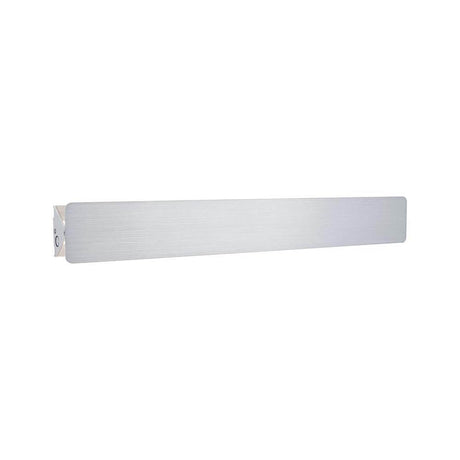 LED Wandleuchte Katla Metall 60cm in gebürstetem Aluminium für stimmungsvolle Wandbeleuchtung.