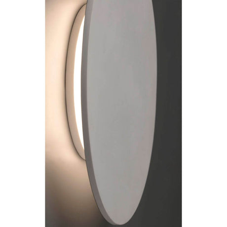 LED LUNA wall light 5W 2700K white – modern wall light in an elegant design with warm light for stylish interiors.