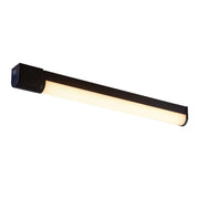 LED Wandleuchte Malaika 68 IP44 in eleganter Schwarzoptik für Badezimmerbeleuchtung.