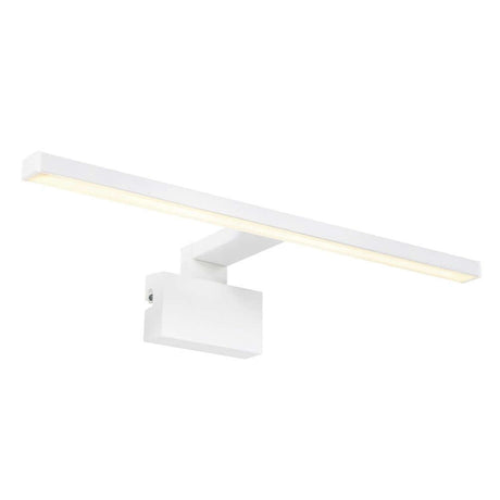 LED Applique murale Marlee 3000K IP44 dans un design élégant et rectangulaire pour salles de bains et pièces humides.