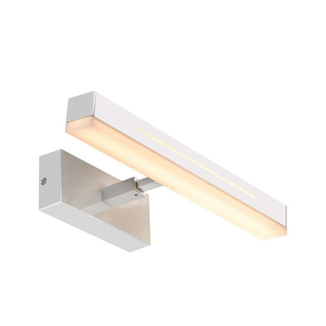 LED Wandleuchte Otis 40 IP44 moderne LED-Wandleuchte aus Metall in Weiß für Badezimmer und Außenbereich