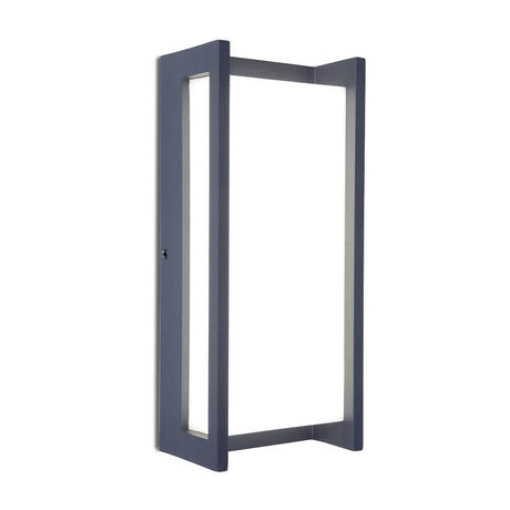 LED Außen-Wandleuchte Qubo IP54 Anthrazit in modernem Design mit anthrazitfarbenem Aluminium-Gehäuse.