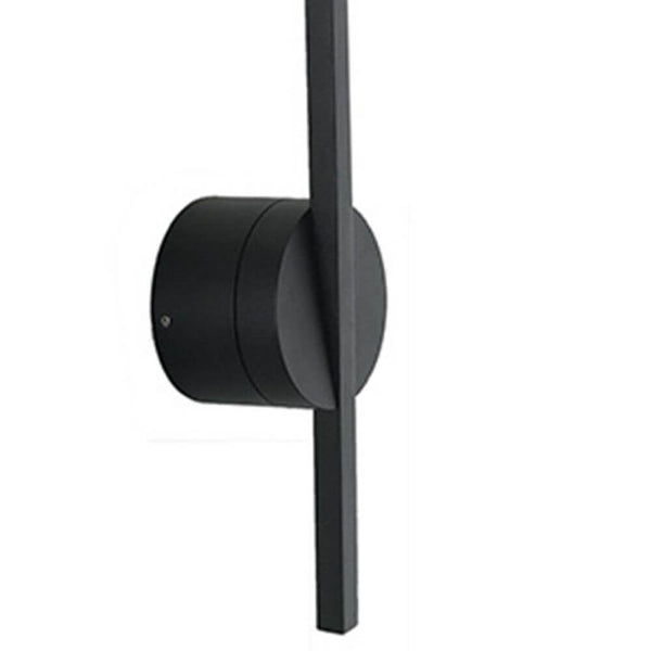 LED Wandleuchte Shanghai Schwarz, moderne indirekte LED-Wandlampe für zeitgemäße Wohnräume