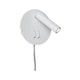 LED Wandleuchte Tabari Weiß, Chrom - moderne Wandlampe mit flexiblem Lichtstrahl und einfacher Montage.