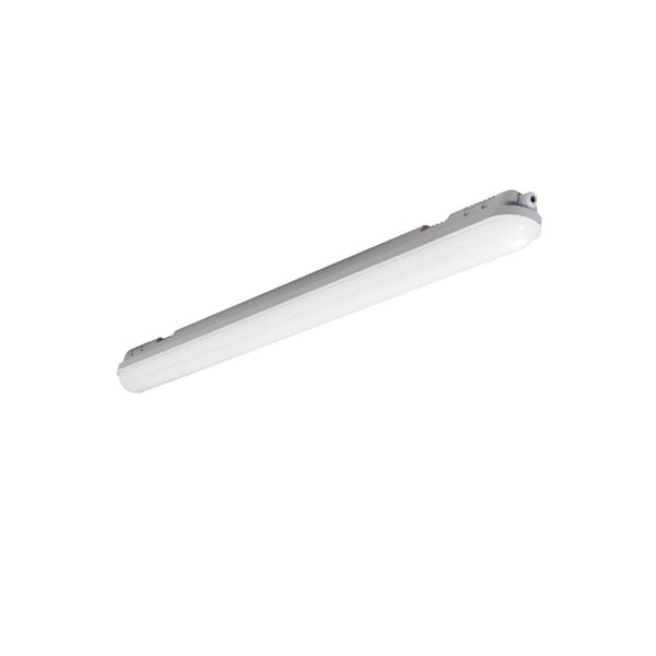 LED Wannenleuchte staubdicht 2100lm 60cm IP65 in robuster Bauform, ideal für nasse und staubige Umgebungen.