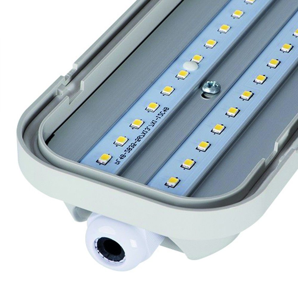 LED -badkar lampdammtät 6400lm 147,5 cm IP65