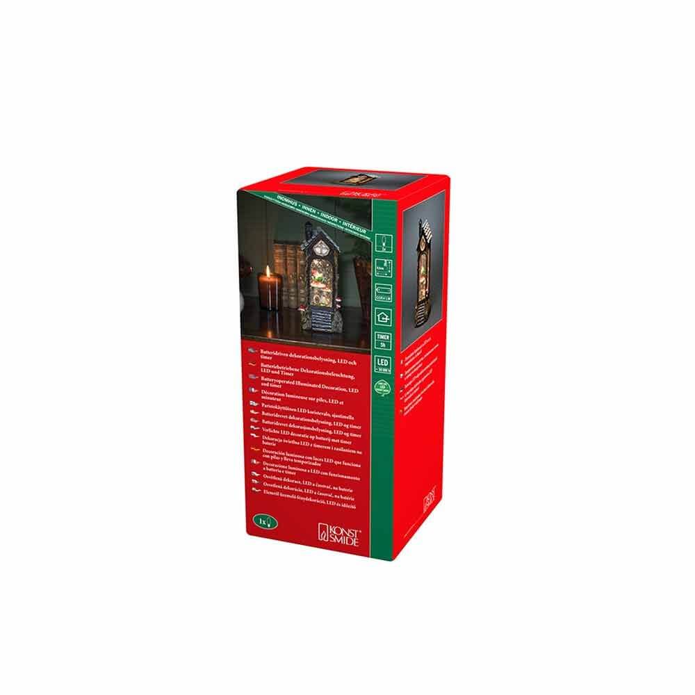 LED Wasserlaterne mit Batteriebetrieb & 5h Timer verpackt, ideal für stimmungsvolle Beleuchtung.