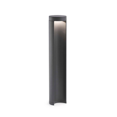 LED Lampe de chemin CHANDRA 7W 3000K IP54 gris foncé au design moderne, idéale pour les espaces extérieurs.