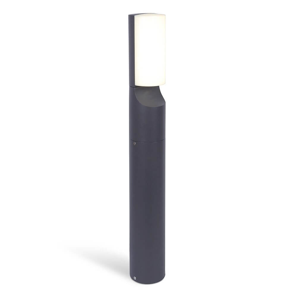 LED Wegeleuchte Bati IP44 65cm Anthrazit mit klarem Diffusor und modernem Design für Außenbereiche.