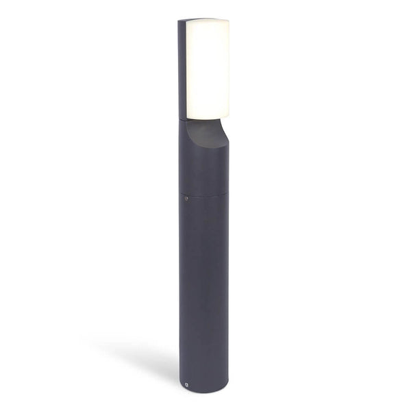 LED Wegeleuchte Bati IP44 65cm Anthrazit mit klarem Diffusor und modernem Design für Außenbereiche.