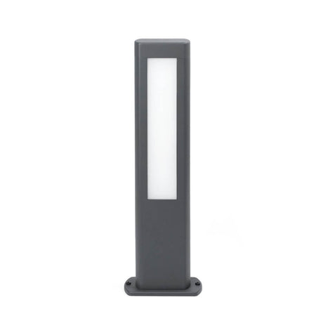 LED Lampadaire de chemin NANDA 50 cm IP54 gris foncé au design moderne, idéal pour l’extérieur.