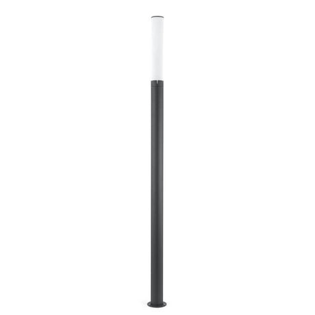 LED Wegeleuchte TRAM IP65 Dunkelgrau, elegante Außenbeleuchtung für Garten und Wege.