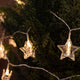 LED Sternen Weihnachtslichterkette Bianca IP44