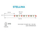 LED Weihnachtsgirlande Stellina IP44