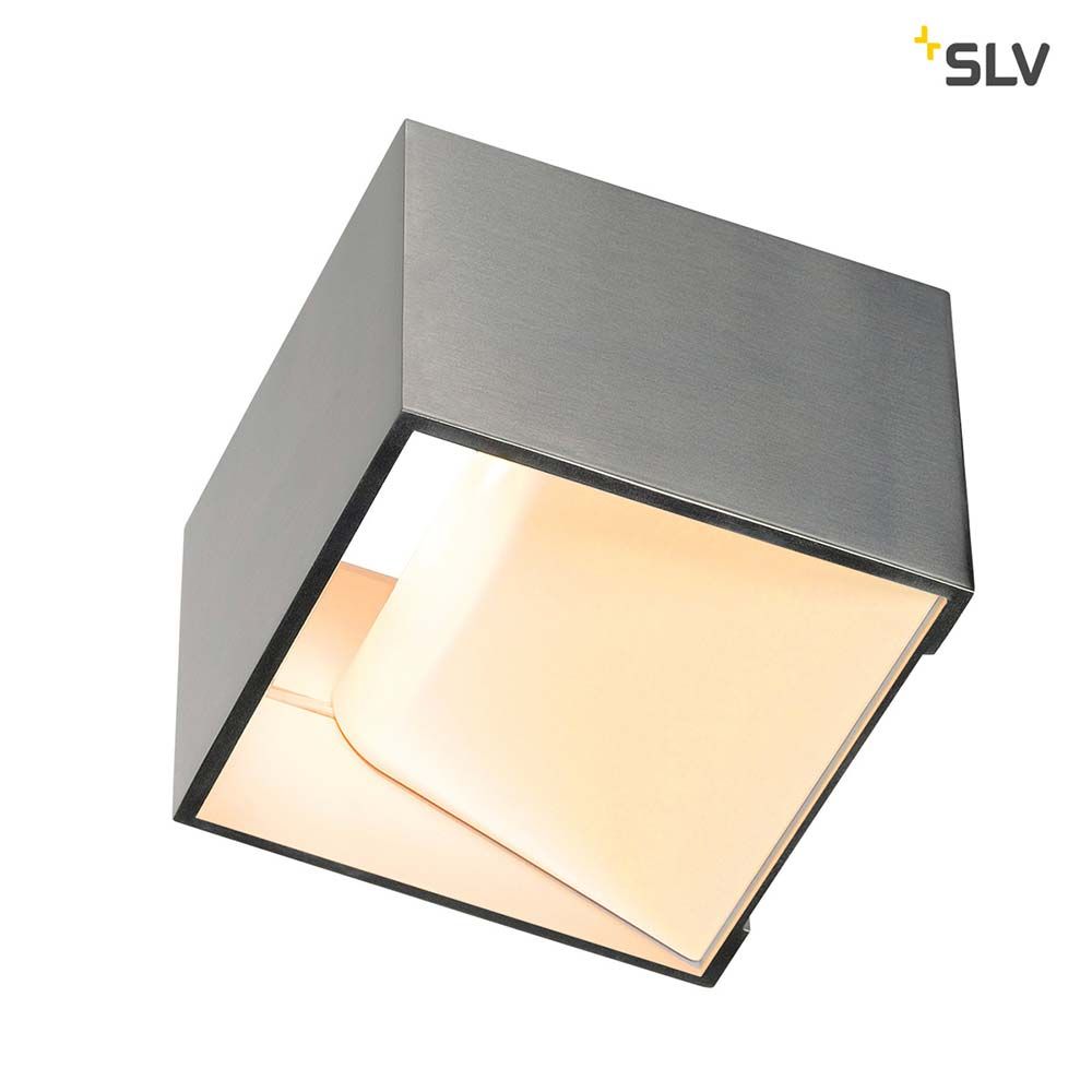 LEDs in LED wall light aluminum, white 2000k-3000K dim to warm