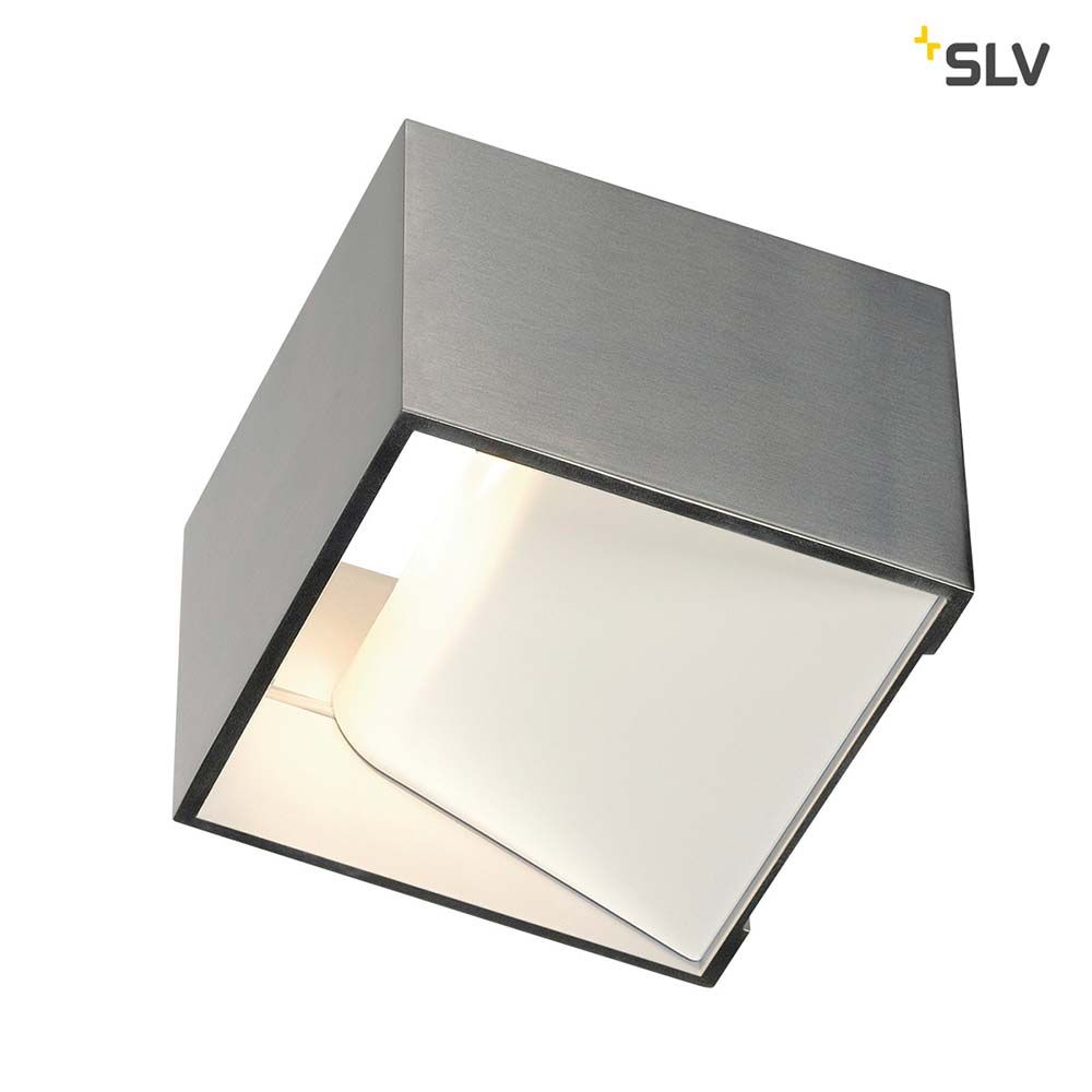 Logs In LED Wall Light Aluminium, White 2000K-3000K Dim To Warm