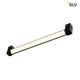 Long Grill LED Wand- und Deckenleuchte Schwarz 3000K in modernem Design mit 180° schwenkbarem Element.