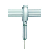 Isolierter Längsverbinder für EASYTEC II, ideal für Hochvolt Schienen-System, silbergrau.