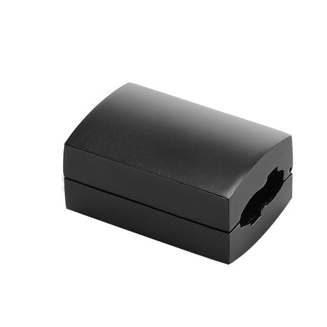 Long Connector Insulated for Easytec II Black - electrically insulating connector for high-voltage track lighting system.