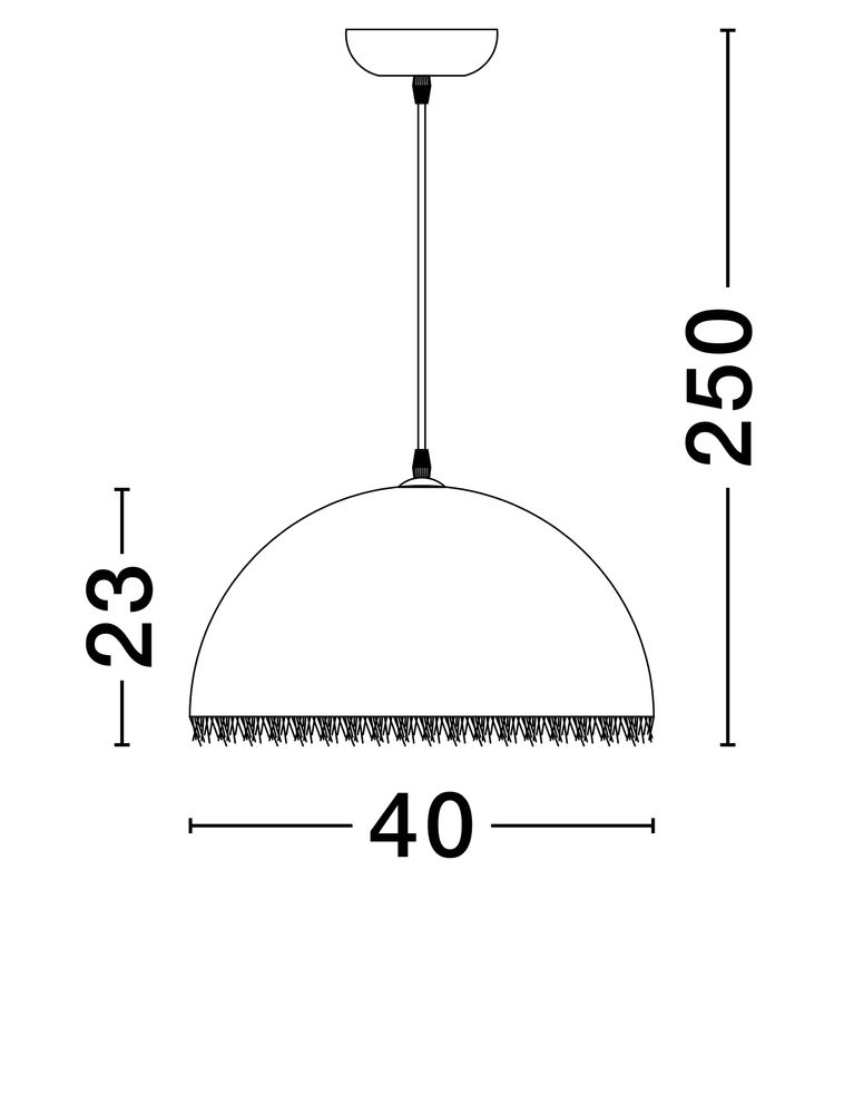Lalu Pendelleuchte Ø 40cm